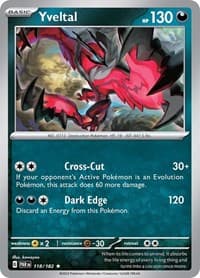 Yveltal - SV04: Paradox Rift - Pokemon card