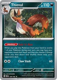 Thievul - SV04: Paradox Rift - Pokemon card