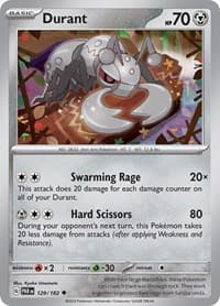 Durant - SV04: Paradox Rift - Pokemon card