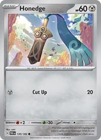 Honedge - SV04: Paradox Rift - Pokemon card