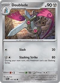 Doublade - SV04: Paradox Rift - Pokemon card