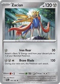 Zacian - SV04: Paradox Rift - Pokemon card