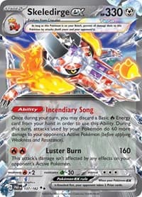 Skeledirge ex - SV04: Paradox Rift - Pokemon card