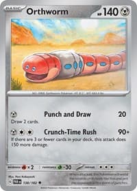 Orthworm - SV04: Paradox Rift - Pokemon card