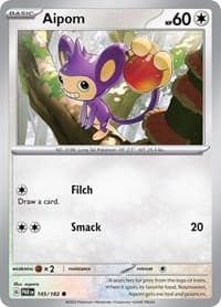Aipom - SV04: Paradox Rift - Pokemon card