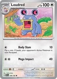 Loudred - SV04: Paradox Rift - Pokemon card
