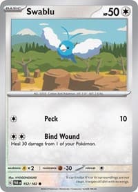 Swablu - SV04: Paradox Rift - Pokemon card