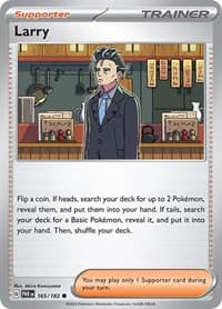 Larry - SV04: Paradox Rift - Pokemon card