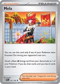 Mela - SV04: Paradox Rift - Pokemon card