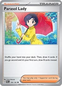 Parasol Lady - SV04: Paradox Rift - Pokemon card