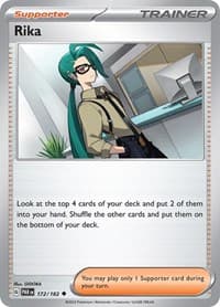 Rika - SV04: Paradox Rift - Pokemon card
