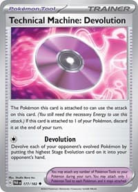 Technical Machine: Devolution - SV04: Paradox Rift - Pokemon card