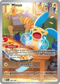 Minun - SV04: Paradox Rift - Pokemon card