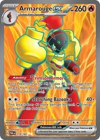 Armarouge ex - SV04: Paradox Rift - Pokemon card