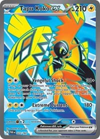 Tapu Koko ex - SV04: Paradox Rift - Pokemon card