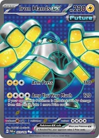 Iron Hands ex - SV04: Paradox Rift - Pokemon card