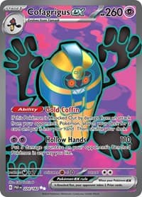 Cofagrigus ex - SV04: Paradox Rift - Pokemon card