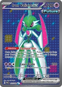 Iron Valiant ex - SV04: Paradox Rift - Pokemon card