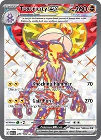 Toxtricity ex - SV04: Paradox Rift - Pokemon card