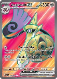 Aegislash ex - SV04: Paradox Rift - Pokemon card