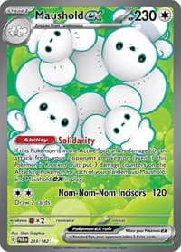 Maushold ex - SV04: Paradox Rift - Pokemon card