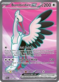 Bombirdier ex - SV04: Paradox Rift - Pokemon card