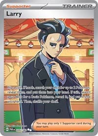 Larry - SV04: Paradox Rift - Pokemon card
