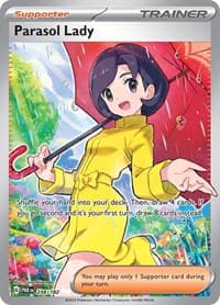 Parasol Lady - SV04: Paradox Rift - Pokemon card