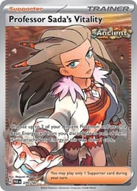 Professor Sada's Vitality - SV04: Paradox Rift - Pokemon card