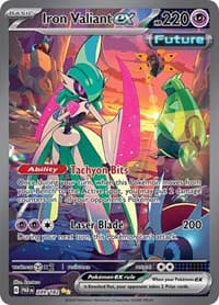 Iron Valiant ex - SV04: Paradox Rift - Pokemon card