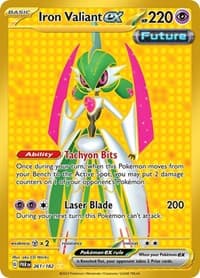 Iron Valiant ex - SV04: Paradox Rift - Pokemon card