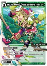 Asure [Hard], Green Extreme Play - Reunion Diva - WIXOSS card