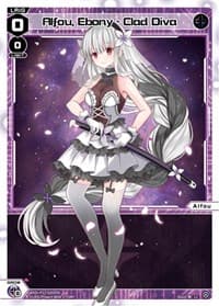 Alfou, Ebony - Clad Diva - Reunion Diva - WIXOSS card