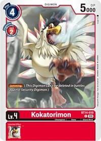 Kokatorimon - Blast Ace - Digimon Card Game card
