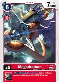 Megadramon - Blast Ace - Digimon Card Game card