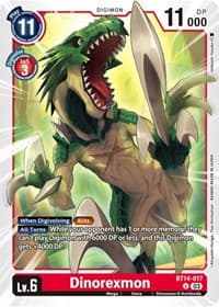Dinorexmon - Blast Ace - Digimon Card Game card