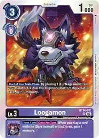 Loogamon - Blast Ace - Digimon Card Game card