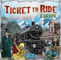 Ticket To Ride: Europe Board Game - Days of Wonder - Boardgames card