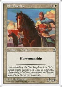 Shu Cavalry - Portal Three Kingdoms - Magic: The Gathering card