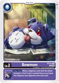 Bowmon - Blast Ace - Digimon Card Game card