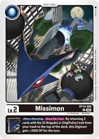 Missimon - Blast Ace - Digimon Card Game card