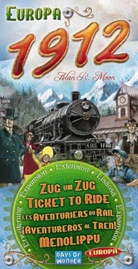 Ticket To Ride: Europa 1912 Expansion - Days of Wonder - Boardgames card