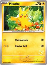 Pikachu - My First Battle - Pokemon card
