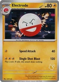 Electrode - My First Battle - Pokemon card