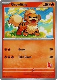 Growlithe - My First Battle - Pokemon card