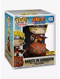 Naruto Shippuden: Naruto on Gamakichi (Hot Topic Exclusive) - Pop! Vinyl - Funko card