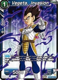 Vegeta, Invasion - Perfect Combination - Dragon Ball Super: Masters card