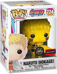 Boruto: Naruto Next Generations: Naruto (Hokage) (AAA Anime Exclusive) (Limited Edition Glow in the Dark Chase) - Pop! Vinyl - Funko card