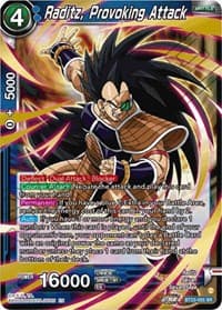 Raditz, Provoking Attack - Perfect Combination - Dragon Ball Super: Masters card