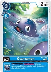 Otamamon - Blast Ace - Digimon Card Game card